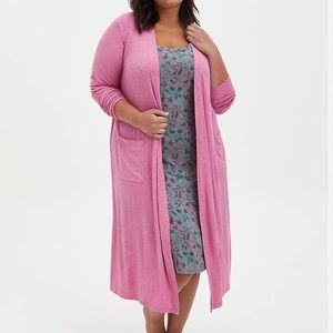 Torrid~ Super Soft Rib Duster Lounge Robe